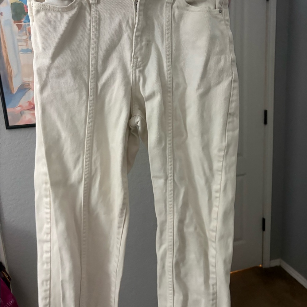 A New Day Cream Denim Pants